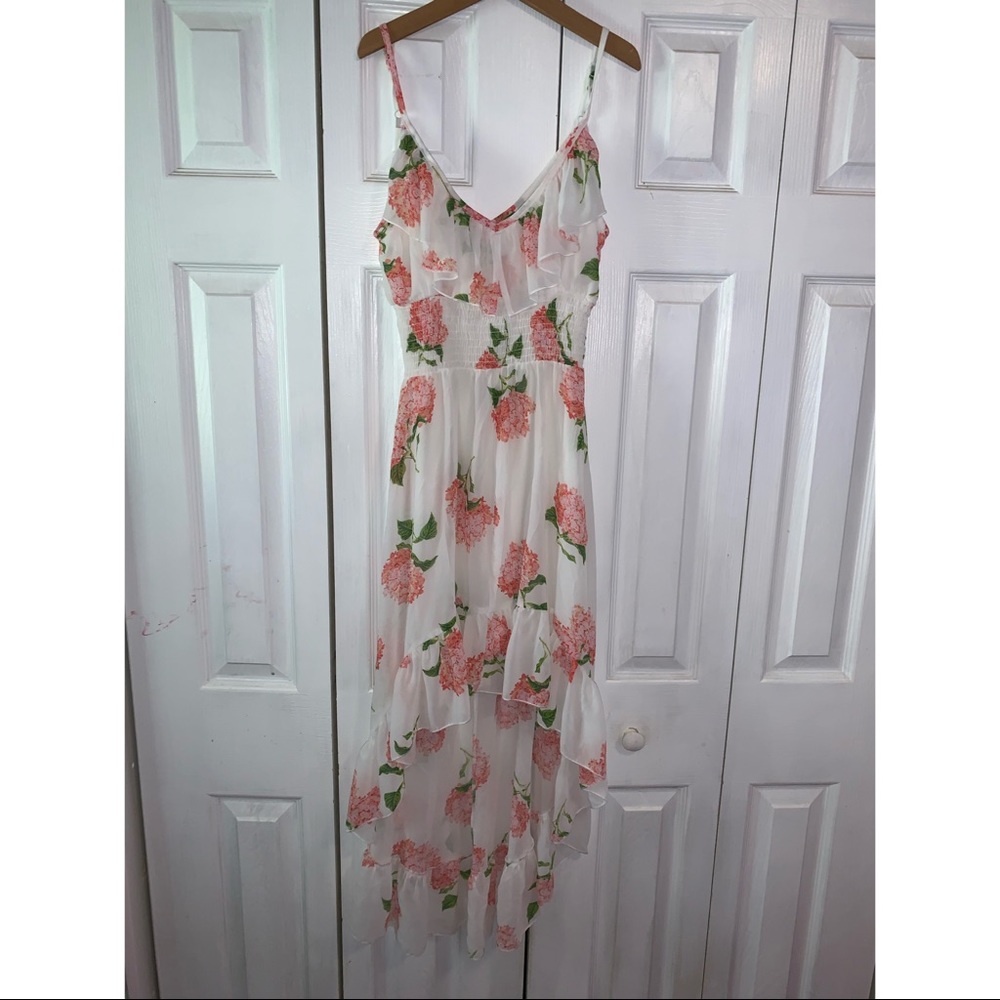 High-low casual/dressy floral dress.